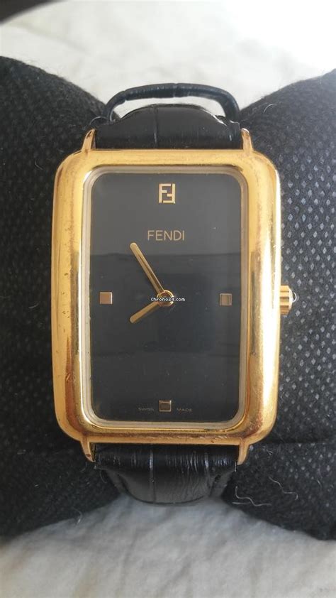 gold fendi watch|Fendi 90s orologio gold watch.